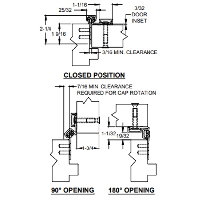 ABH Aluminum Continuous Hinges Cross Reference